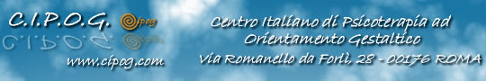 Logo CIPOG - Centro Italiano Psicoterapia ad Orientamento Gestaltico